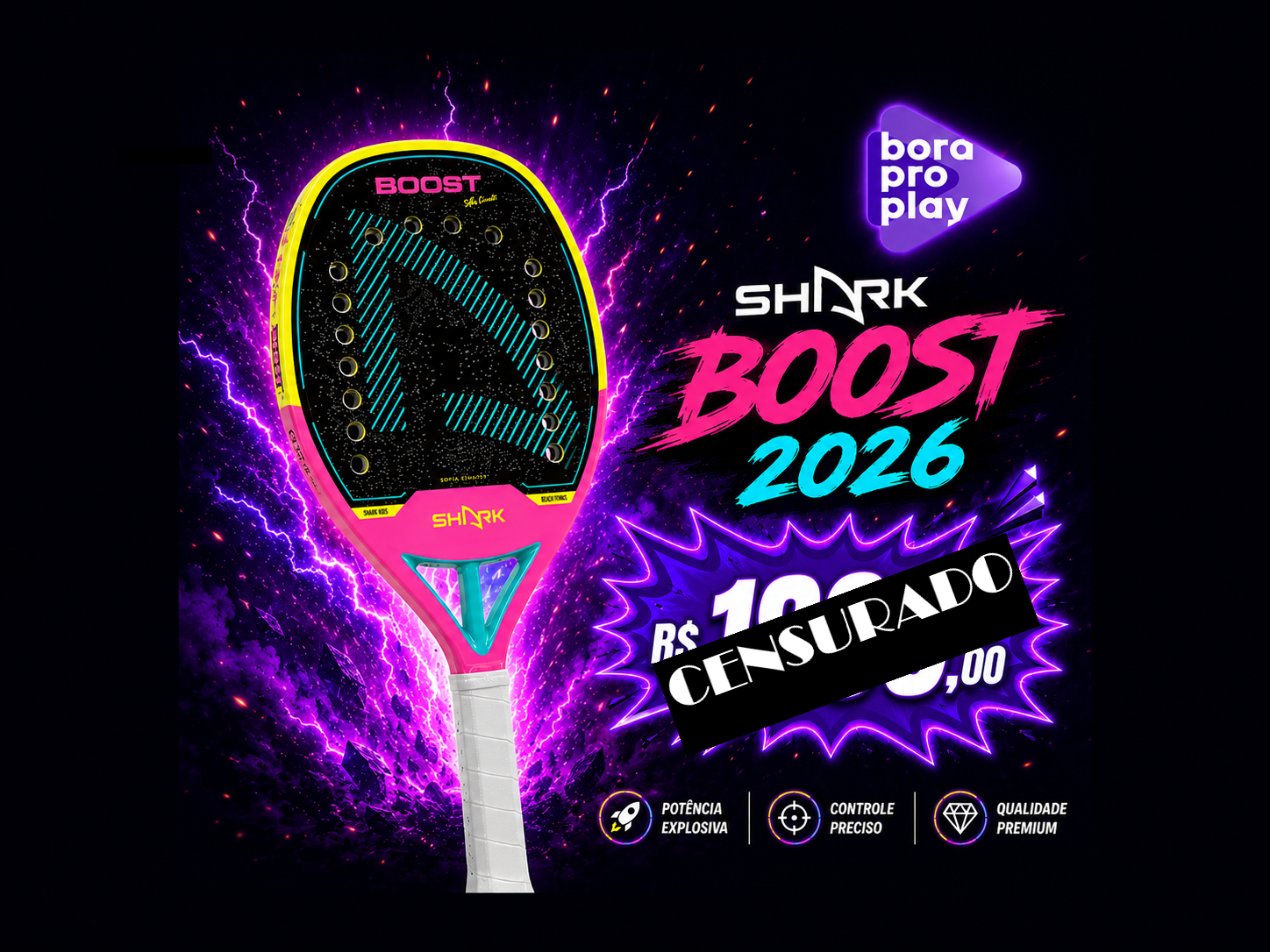 Raquete Shark Boost